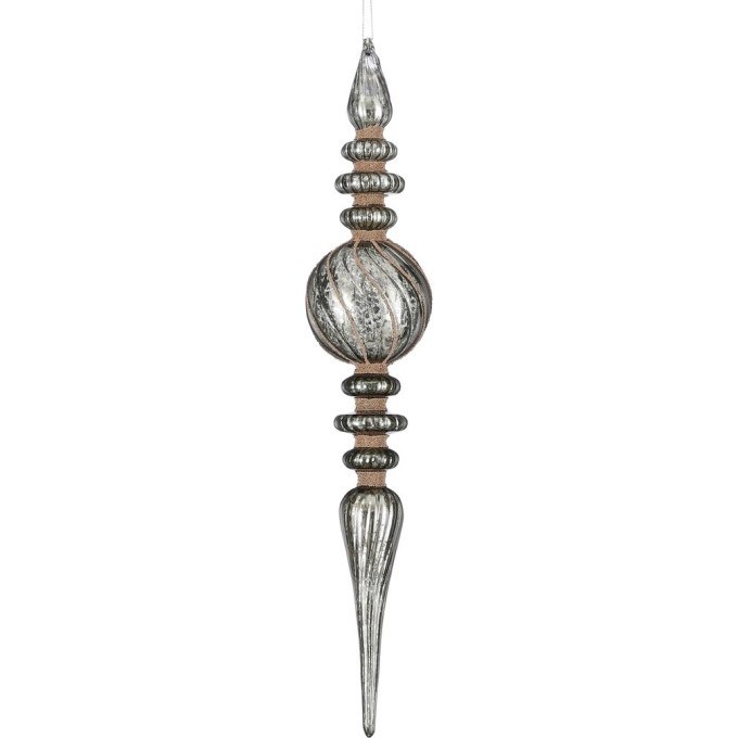 Подвеска HOUSE OF SEASONS, зеленая с патиной, 40*8 см 84807